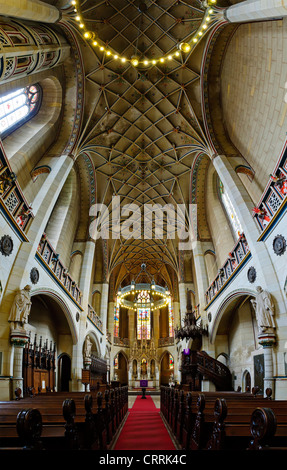 Schlosskirche (Chiesa di tutti i santi) interni in Lutherstadt Wittenberg, Germania Foto Stock