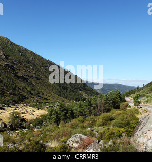 Valle del Serra da Estrela Parco naturale in Portogallo. Foto Stock