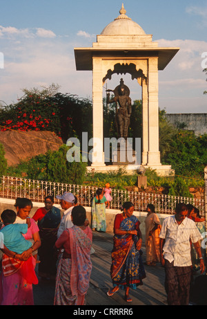 India Andhra Pradesh, Hyderabad, Birla Mandir, tempio indù, Foto Stock