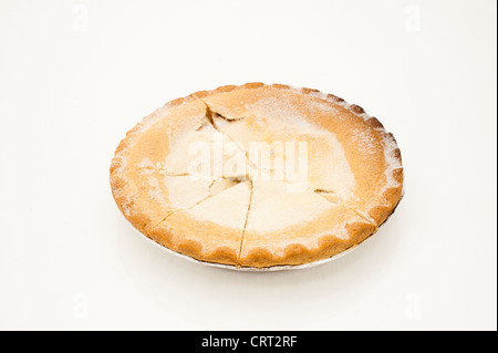 Torta di mele con irregolare, grafico a torta fette Foto Stock