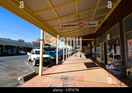 Lockhart, città storica nick-denominato 'veranda comune', Nuovo Galles del Sud, Australia Foto Stock