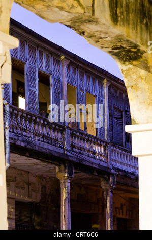 Architettura coloniale francese, Mahajanga, Madagascar Foto Stock