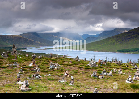 Loch Loyne, regione delle Highlands, Scotland, Regno Unito, Europa Foto Stock