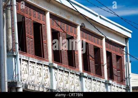 Architettura coloniale francese, Mahajanga, Madagascar Foto Stock