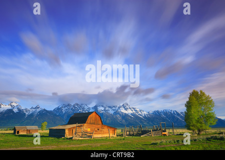 T.A Moulton Barn nel Parco Nazionale di Grand Teton Foto Stock