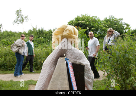 Blackpool Civic Society spaventapasseri festival Foto Stock