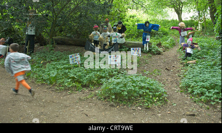 Blackpool Civic Society spaventapasseri festival Foto Stock