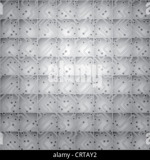 Grigio sfondo astratto per temi elettronica Foto Stock