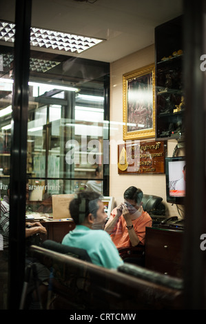 Un esercizio di fotografia su Bangkok la vita di strada Foto Stock