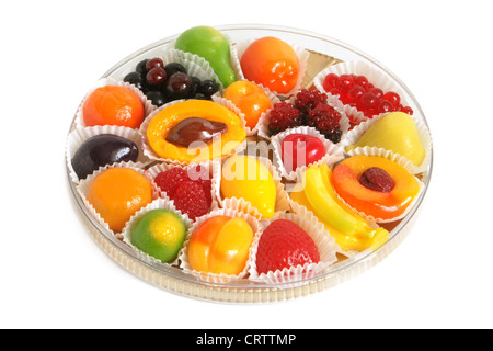 Gelatine di frutta in scatola Foto Stock