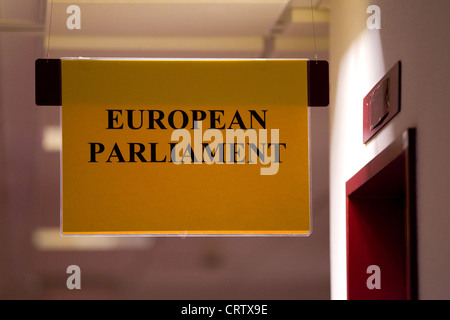 Consiglio europeo di uffici, edificio Justus Lipsius, Bruxelles, Belgio. Foto Stock