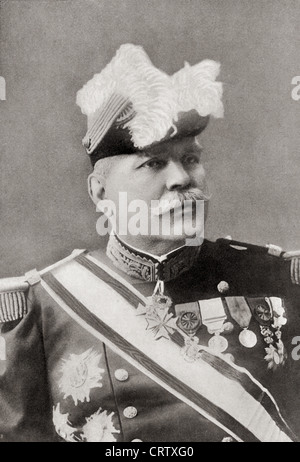 Il maresciallo Giuseppe Jacques Césaire Joffre, 1852 - 1931. Generale Francese durante la guerra mondiale I. Dall'anno 1914 illustrata. Foto Stock