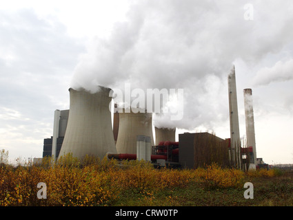 RWE lignite power plant in Weisweiler, NRW Foto Stock