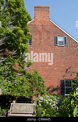 Chestertown, sponda orientale della contea del Kent, Maryland, ha la maggior parte intatte case in stile georgiano in stato di Maryland Foto Stock