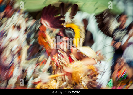 Nativi Americani Pow-Wow Wendake event 2012 Foto Stock