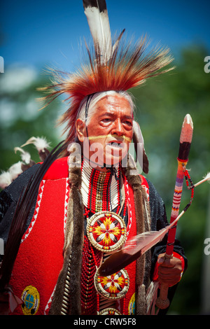 Nativi Americani Pow-Wow Wendake event 2012 Foto Stock