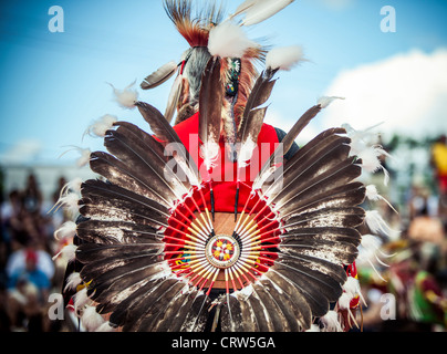 Nativi Americani Pow-Wow Wendake event 2012 Foto Stock
