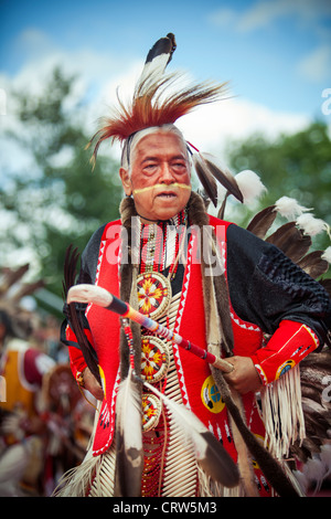 Nativi Americani Pow-Wow Wendake event 2012 Foto Stock