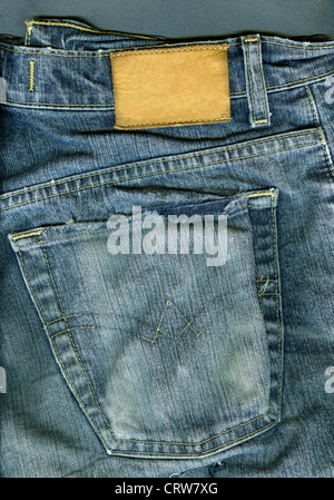 Jeans sfondo. Foto Stock