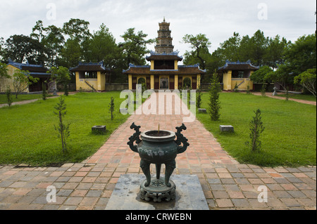 Chua Thien Mu - Hue, Vietnam Foto Stock