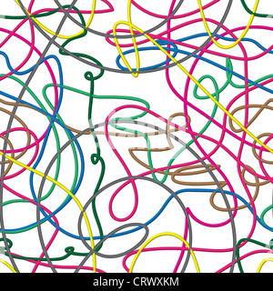 Abstract semplice tessitura cromatica - fili di interallacciamento Foto Stock