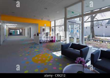 Interno della scuola Barncroft Havant Foto Stock