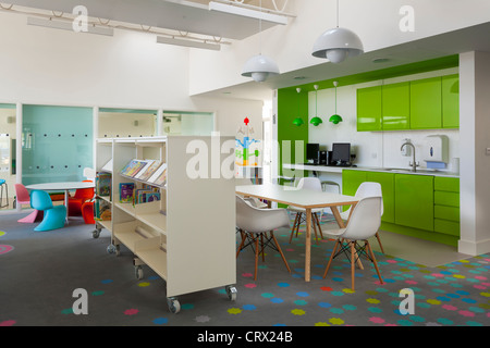 Interno della scuola Barncroft Havant Foto Stock