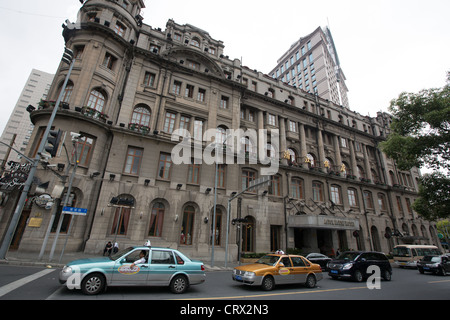 In Astor House Hotel, vicino al Bund, in Cina a Shanghai. In precedenza la Shanghai Stock Exchange,& il Pujiang o Pujian Hotel. Foto Stock