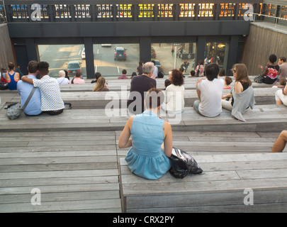 Linea alta park garden New York City Foto Stock