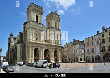 La Cattedrale di Auch / Cathédrale Sainte-Marie d'Auch, Gers, Midi-Pirenei, Pirenei, Francia Foto Stock