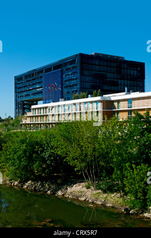 Il nuovo municipio, Monpellier,Herault, Francia Foto Stock