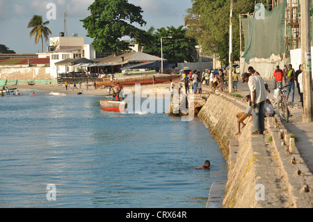 Stone Town zanzibar, Tanzania Foto Stock