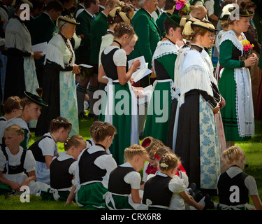 DE - Baviera: ottantacinquesimo Loisachgaufest a Bad Toelz (28 giugno al 02 luglio 2012) Foto Stock