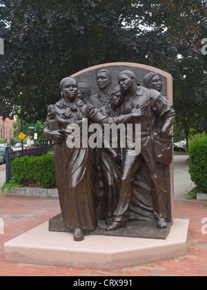 Harriet Tubman statua in Boston Massachusetts Foto Stock