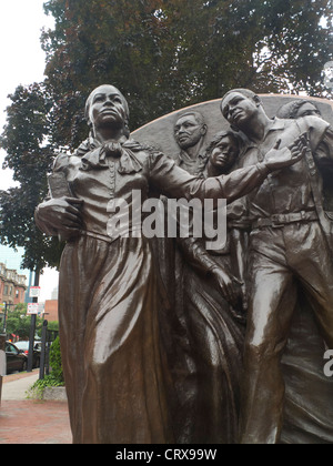 Harriet Tubman statua in Boston Massachusetts Foto Stock