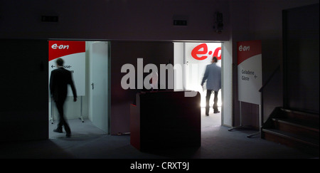I corridoi, e.on AGM a Essen Foto Stock