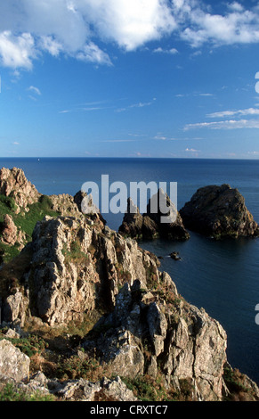 Isole del Canale, Guernsey, Costa Sud Foto Stock