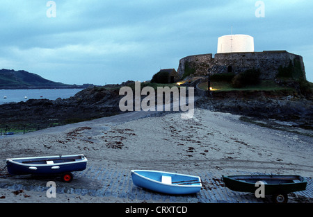 Isole del Canale, Guernsey, Fort Grey Foto Stock