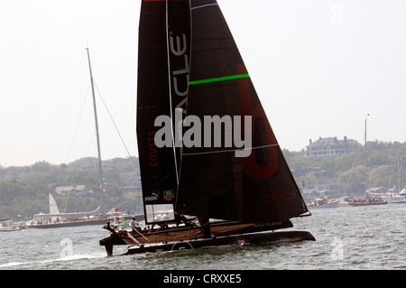 Americas Cup 2012 Newport Oracle 5 Foto Stock