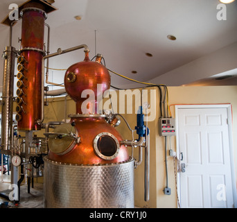 Una distilleria di rum a Grand Cayman Island Foto Stock