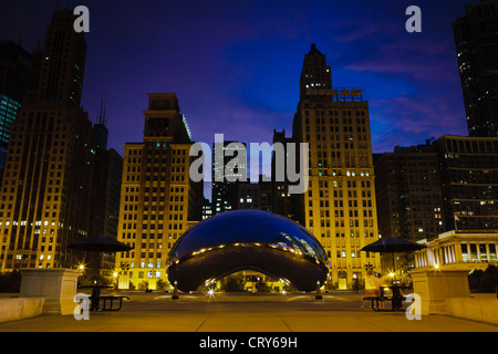 Cloud Gate, Sculture pubbliche da indiano-nato artista britannico Anish Kapoor, Foto Stock