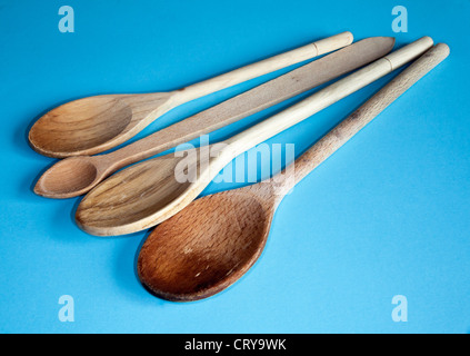 Cucchiai di legno Foto Stock