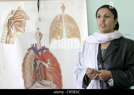 Formazione di primo soccorso JUH a Kabul Foto Stock