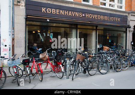 Kobenhavns Hovedbibliotek libreria principale area di Norreport Copenhagen DANIMARCA Europa Foto Stock