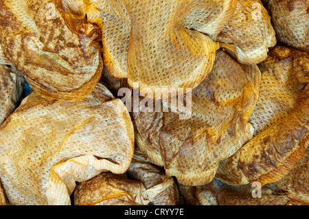 Un mucchio di usato tè-sacchetti. Foto Stock