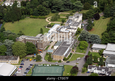 Vista aerea di Froebel College, Roehampton University di Londra SW15 Foto Stock