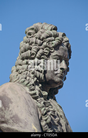 L ammiraglio sir George Rooke statua, Rocca di Gibilterra Foto Stock