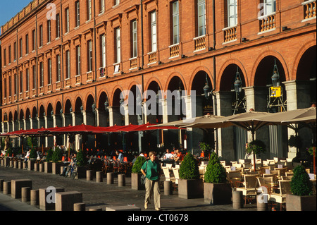 Francia, Languedoc, Toulouse, Place du Capitole, Foto Stock