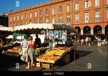 Francia, Languedoc, Toulouse, Place du Capitole, Foto Stock