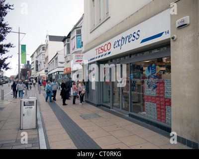 Corporation Road area pedonale per lo shopping in Middlesbrough Town Center Cleveland Inghilterra Foto Stock